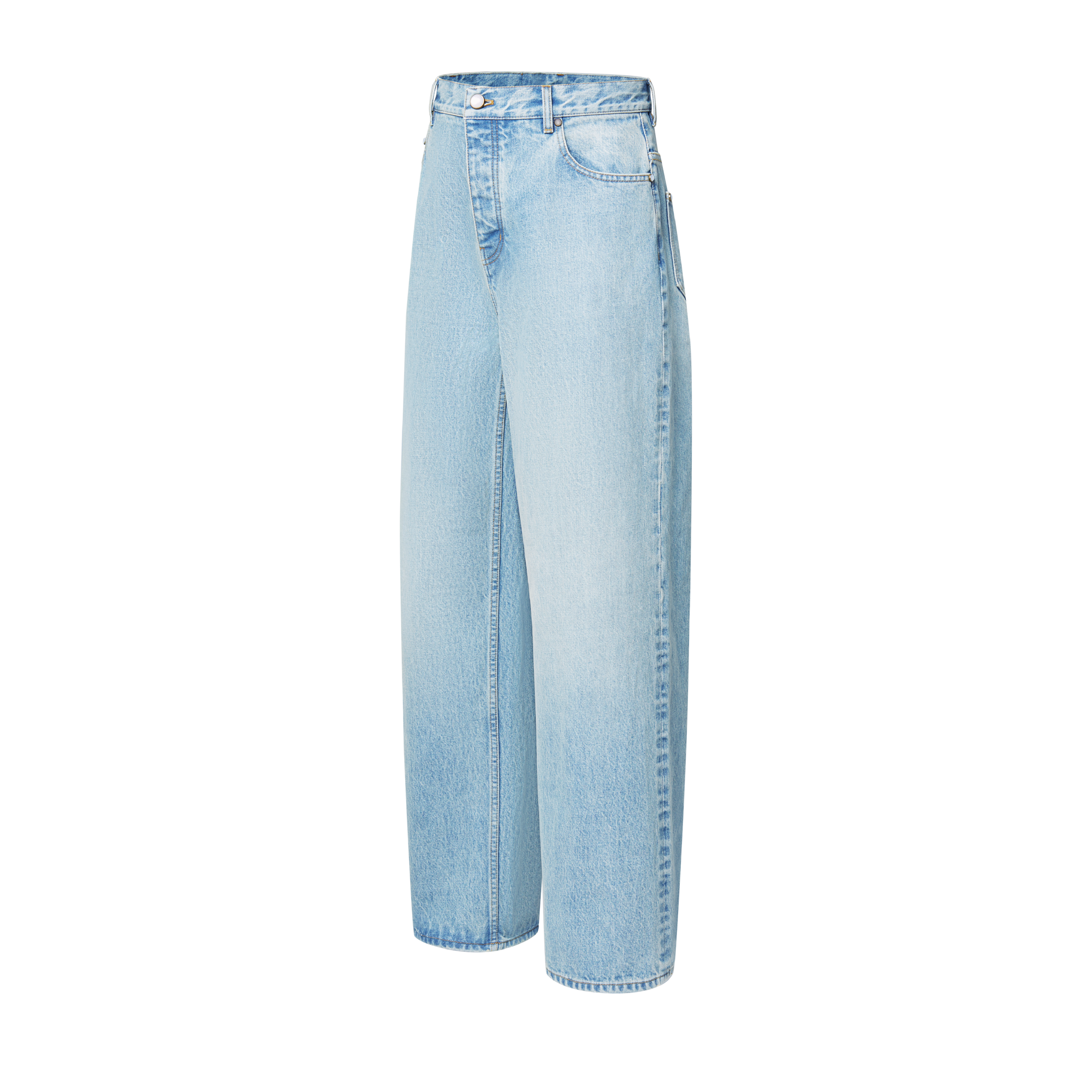 Wide Leg Fit Denim Pants - Men - Ready-to-Wear | LOUIS VUITTON ®